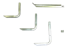 Running Board Mounting Bracket Classicpro Series 4 Inch Riser / Ocb Brackets 07-14 Dodge Sprinter 170 Inch Wheel Base 170 Inch Heavy Gauge Steel Silver Owens Products Bracket Kit Owens Products