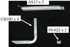 Running Board Mounting Bracket Classicpro Series 4 Inch Riser / Ocb Brackets 07-09 Dodge Sprinter Van Heavy Gauge Steel Silver Owens Products Bracket Kit Owens Products