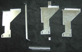 Running Board Mounting Bracket Kit 11-16 Ford F250/F350 Heavy Gauge Steel Silver Owens Products Bracket Kit Owens Products