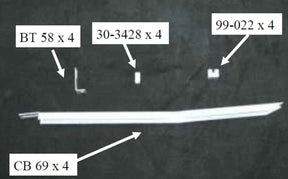 Running Board Mounting Bracket Kit 14-17 Jeep Cherokee Trailhawk Heavy Gauge Steel Silver Owens Products Bracket Kit Owens Products