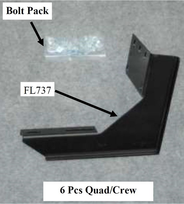 Bracket Kit For OC5187B1391 & OC5187N1391 / RAM 1500 Quad/Crew Cab / 2019-Current / 10-1391 / Owens Products Bracket Kit Owens Products