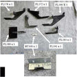 Running Board Mounting Bracket Kit For 6834114W-01 15-18 Ford Transit Van 148 Inch Heavy Gauge Steel Black / E-Transit Only / Owens Products Bracket Kit Owens Products