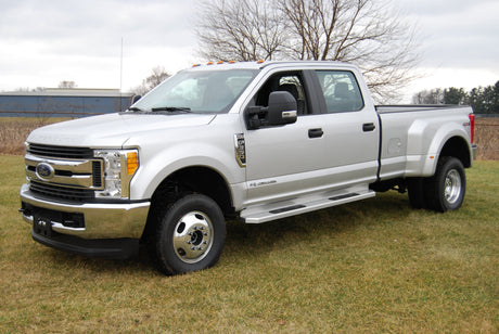 Running Boards GlaStep Plus Custom Molded Fiberglass 15-Current F150/F250/F350 Light Duty/Super Duty Pickup Super Crew Cab Boards Only Owens Products Running Boards Owens Products
