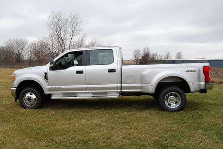 Running Boards GlaStep Plus Custom Molded Fiberglass 15-Current F150/F250/F350 Light Duty/Super Duty Pickup Super Crew Cab Boards Only Owens Products Running Boards Owens Products