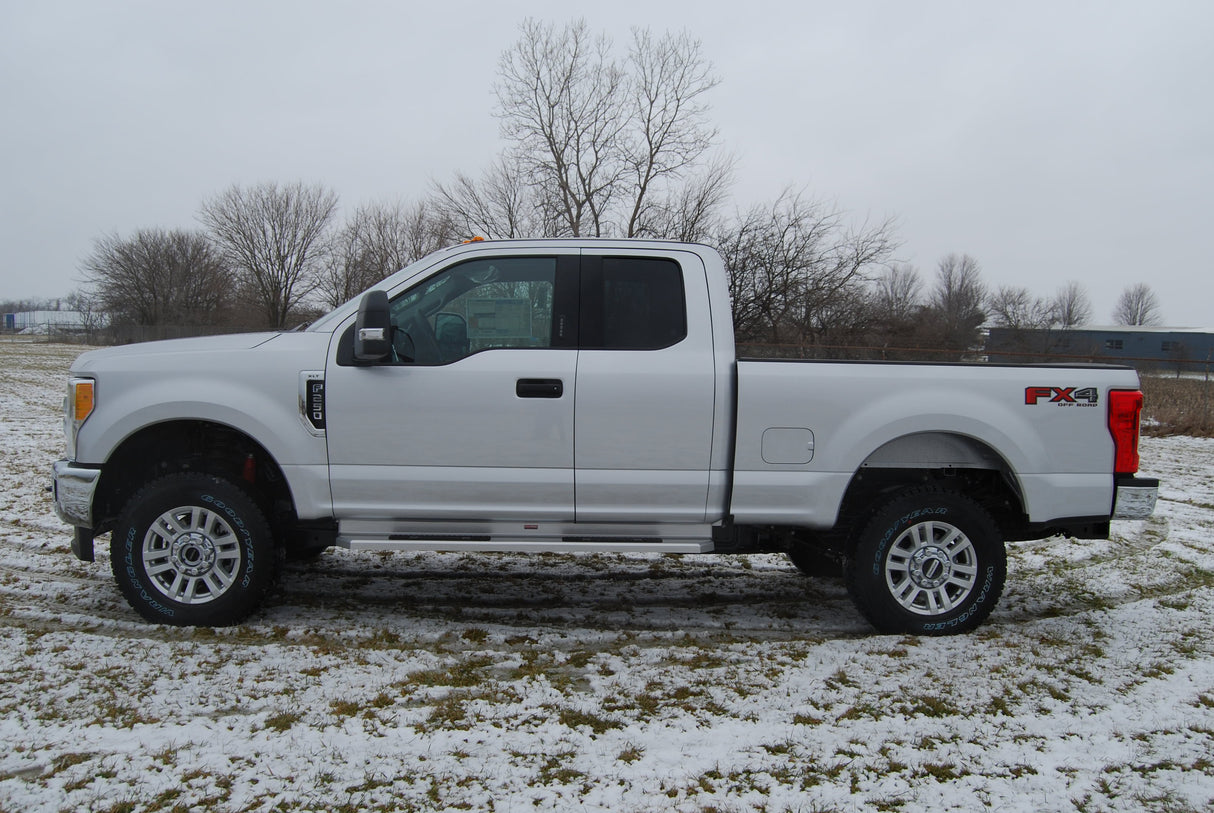 Running Boards GlaStep Plus Custom Molded Fiberglass 15-Current F150/F250/F350 Light Duty/Super Duty Pickup Super Cab Boards Only Owens Products Running Boards Owens Products