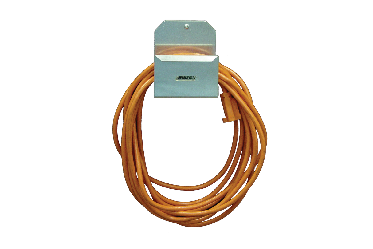 Electrical Cord Hanger / RaceMate / Smooth Mill Finish Aluminum / Bright / Owens Products / 39112
