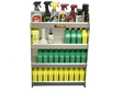 RaceMates 39216 Oil Storage Shelf Rack / 4-Tier / Diamond Tread Aluminum / Owens Products Garage & Trailer Owens Products