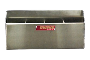 RaceMates 39209 3 Bay Fuel Jug Rack / Diamond Tread Aluminum / Owens Products Garage & Trailer Owens Products