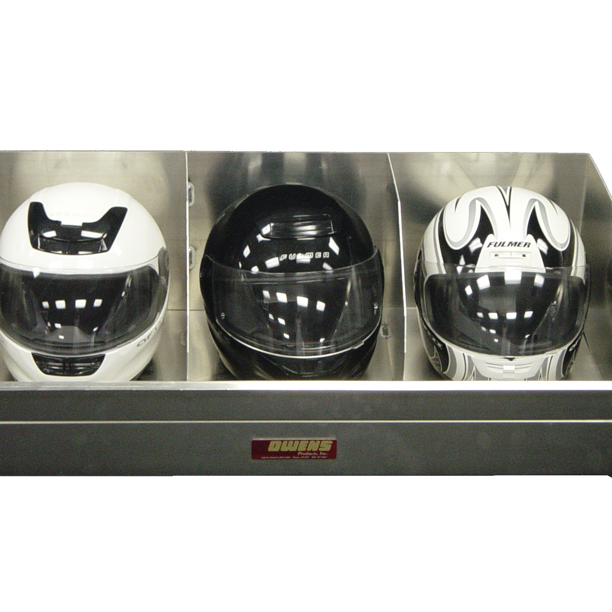 Helmet Rack Triple Helmet Rack by RaceMate Smooth Mill Finish Aluminum ...