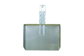 Dustpan / RaceMate / Smooth Mill Finish Aluminum / Bright / Owens Products / 39169 RaceMate Owens Products