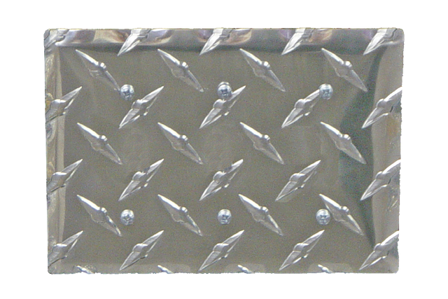 RaceMates / Triple Blank Cover / Diamond Tread Aluminum / 39175 / Owens Products RaceMate Owens Products