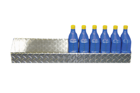 RaceMates 39202 Quart Size Storage Shelf / Diamond Tread Aluminum / Owens Products Garage & Trailer Owens Products