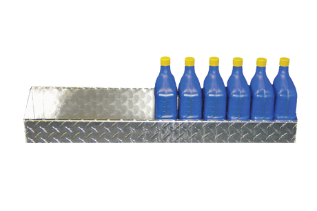 RaceMates 39202 Quart Size Storage Shelf / Diamond Tread Aluminum / Owens Products Garage & Trailer Owens Products