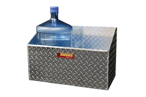 RaceMates 39210 2 Bay Fuel Jug Rack / Diamond Tread Aluminum / Owens Products Garage & Trailer Owens Products