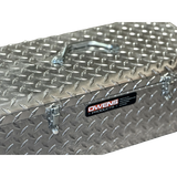 Tool Box - Tote Box 24 Inch / Diamond Tread Aluminum / Bright / 44010 / Owens Products Tool Box Owens Products
