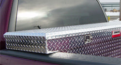 Truck Tool Box 41007 Garrison Series Crossover Style / Mid Size / Diamond Tread Aluminum / Bright / Owens Products Tool Box Owens Products