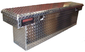 Truck Tool Box 41017B Garrison Series Crossover Style / UTV Box / Diamond Tread Aluminum / Black / Owens Products Tool Boxes Owens Products