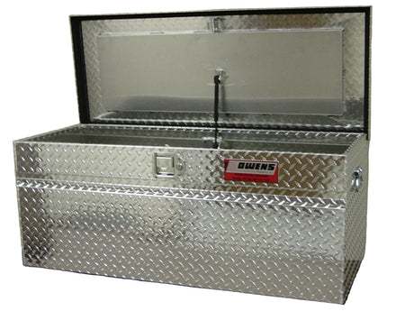 Truck Jeep Tool Box Garrison Series Utility Chest / 44 Inch / Diamond Tread Aluminum / Bright Polished / 44004 / Owens Products Tool Box Owens Products