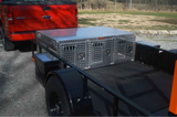 Dog Box 55075 Hunter Series Triple Compartment / 58 W X 40 D X 20 H / All Seasons Rear Vents / Diamond Tread Aluminum / Owens Products Hunter Series Owens Products