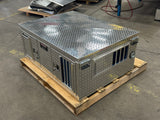 Dog Box 55077 Hunter Series Double Compartment / 48 W x 36 D x 20 H / Shallow / Standard Vents / Diamond Tread Aluminum / Owens Products Hunter Series Owens Products