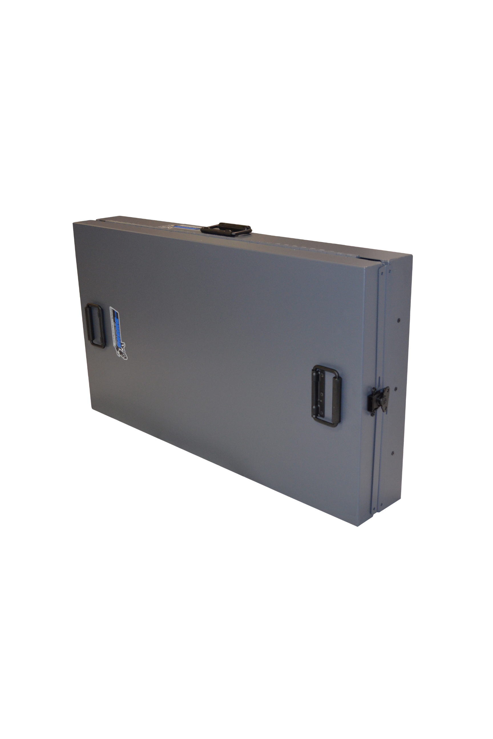 Dog Crate 55306 Professional K9 Series X-Large Collapsible Working Dog Crate / Single Compartment / 22.25 W x 41 D x 29 H / Mill Finish Aluminum / Gray / Owens Products