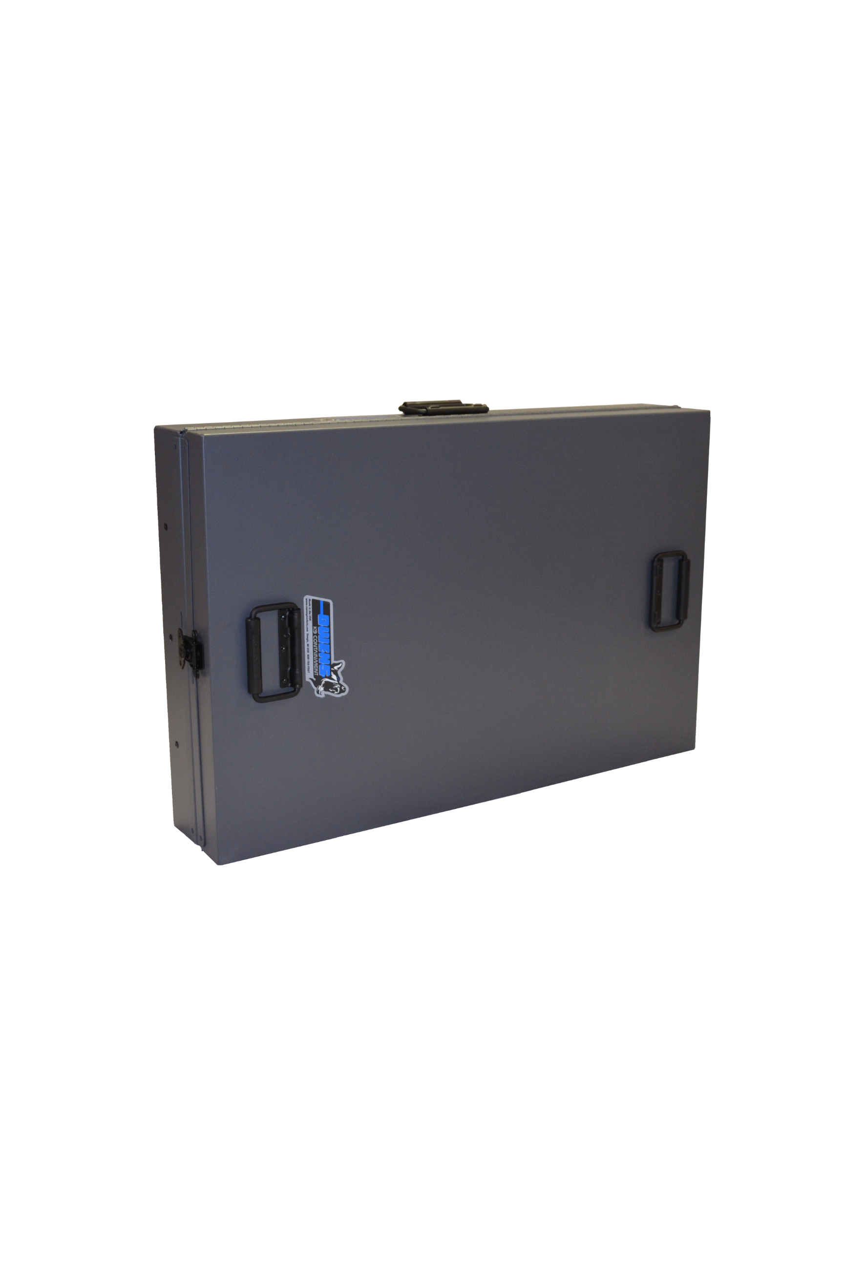 Dog Crate 55313 Professional K9 Series Large Collapsible Working Dog Crate / Single Compartment / 22.25 W x 34 D x 29 H / Mill Finish Aluminum / Gray / Owens Products