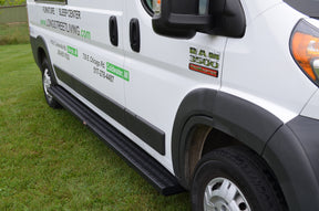 Running Boards Owens Commercial Grip Strut Aluminum / 14-Current Ram Pickup 2500/3500 Heavy Duty W/O Flares / ProMaster 159 Inch WB Short/Long / 823671380 / Owens Products Running Board Owens Products