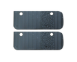 Running Board End Cap Transender Extruded Aluminum Black Owens Products C7000ECB End Caps Owens Products