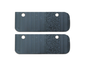 Running Board End Cap Transender Extruded Aluminum Black Owens Products C7000ECB End Caps Owens Products