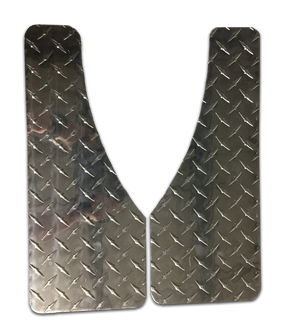 Mud Flaps Classic Series Running Board Mud Flaps Black Rectangular Mud Flaps Owens Products C8000MF Mud Flaps Owens Products