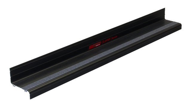 Running Boards Classicpro Series Extruded Black 4 Inch 19-Current Ram Pickup 1500/2500/3500 W/O Flares Crew Cab Owens Products Running Board Owens Products