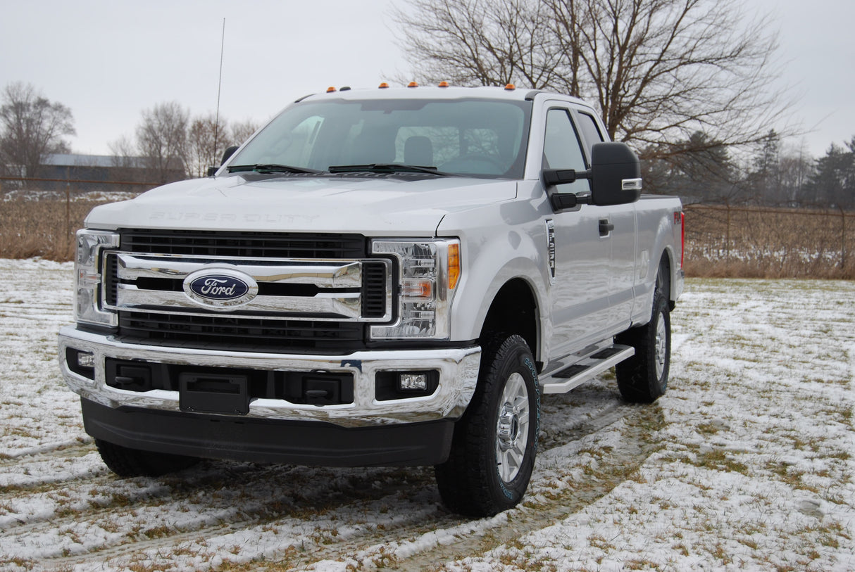 Running Boards GlaStep Plus Custom Molded Fiberglass 15-Current F150/F250/F350 Light Duty/Super Duty Pickup Super Cab Boards Only Owens Products Running Boards Owens Products