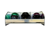 RaceMates 39247 Triple Helmet Rack / Diamond Tread Aluminum / Owens Products