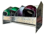 RaceMates 39208 Double Helmet Rack / Diamond Tread Aluminum / Owens Products