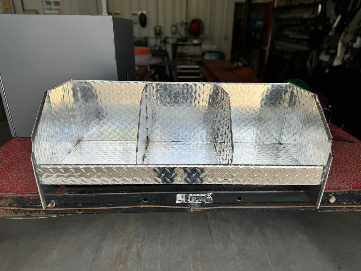 RaceMates 39247 Triple Helmet Rack / Diamond Tread Aluminum / Owens Products