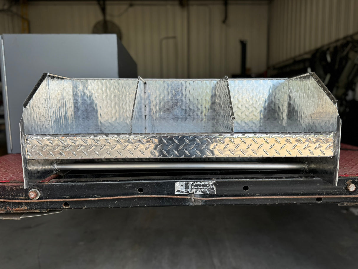 RaceMates 39247 Triple Helmet Rack / Diamond Tread Aluminum / Owens Products