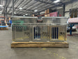 Dog Box 55074 Hunter Series Triple Compartment Top Storage Dog Box / 58 W X 40 D X 26 H / All Seasons Rear Vents / Diamond Tread Aluminum / Owens Products Hunter Series Owens Products