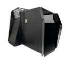 Dog Crate 55325 Professional K9 Series Chevrolet 2021+ Tahoe 2/3-1/3 K9/Prisoner Vehicle Insert / Mill Finish Aluminum / Black / Owens Products