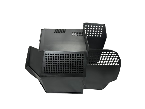 Dog Crate 55325 Professional K9 Series Chevrolet 2021+ Tahoe 2/3-1/3 K9/Prisoner Vehicle Insert / Mill Finish Aluminum / Black / Owens Products
