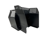 Dog Crate 55325 Professional K9 Series Chevrolet 2021+ Tahoe 2/3-1/3 K9/Prisoner Vehicle Insert / Mill Finish Aluminum / Black / Owens Products