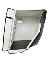 Dog Crate 55330 Professional K9 Series Dodge 2011+ Durango 2/3-1/3 K9/Prisoner Vehicle Insert / Mill Finish Aluminum / Black / Owens Products