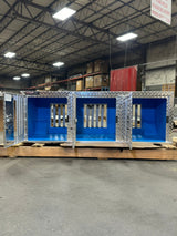 Dog Box 55029 Hunter Series Triple Compartment / 58.5 W X 22.25 D X 20 H / Door And Rear Vents / Diamond Tread Aluminum / Owens Products