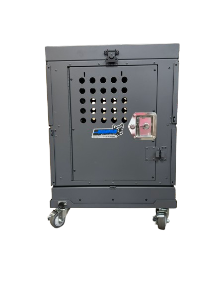 Utility Cart Dog Box Accessory 55256 Professional K9 Series / For X-Large Collapsible Single Compartment / Mill Finish Aluminum / Owens Products