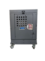 Utility Cart Dog Box Accessory 55261 Professional K9 Series / For Large Collapsible Single Compartment / Mill Finish Aluminum / Owens Products