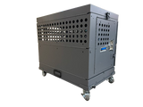 Utility Cart Dog Box Accessory 55261 Professional K9 Series / For Large Collapsible Single Compartment / Mill Finish Aluminum / Owens Products