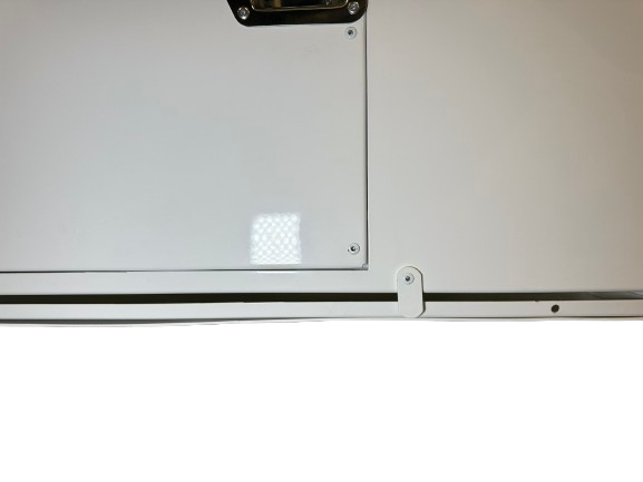 Dog Crate 55328 Professional K9 Series Tactical Single Compartment / End Door / 24 W x 36 D x 29 H / Holes for Ventilation / Mill Finish Aluminum / Owens Products