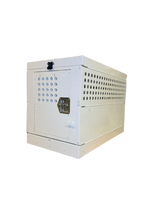 Dog Crate 55318 Professional K9 Series Large Collapsible Working Dog Crate / Single Compartment / 22.25 W x 34 D x 29 H / Mill Finish Aluminum / White / Owens Products