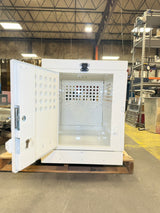 Dog Crate 55327 Professional K9 Series Large Collapsible Working Dog Crate / Single Compartment / 22.25 W x 34 D x 29 H / Mill Finish Aluminum / White / Owens Products