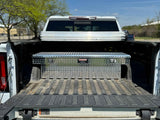 Truck Tool Box 41022 Garrison Series Under-Cover Crossover Style / ATV/UTV / Diamond Tread Aluminum / Bright / Owens Products Tool Boxes Owens Products