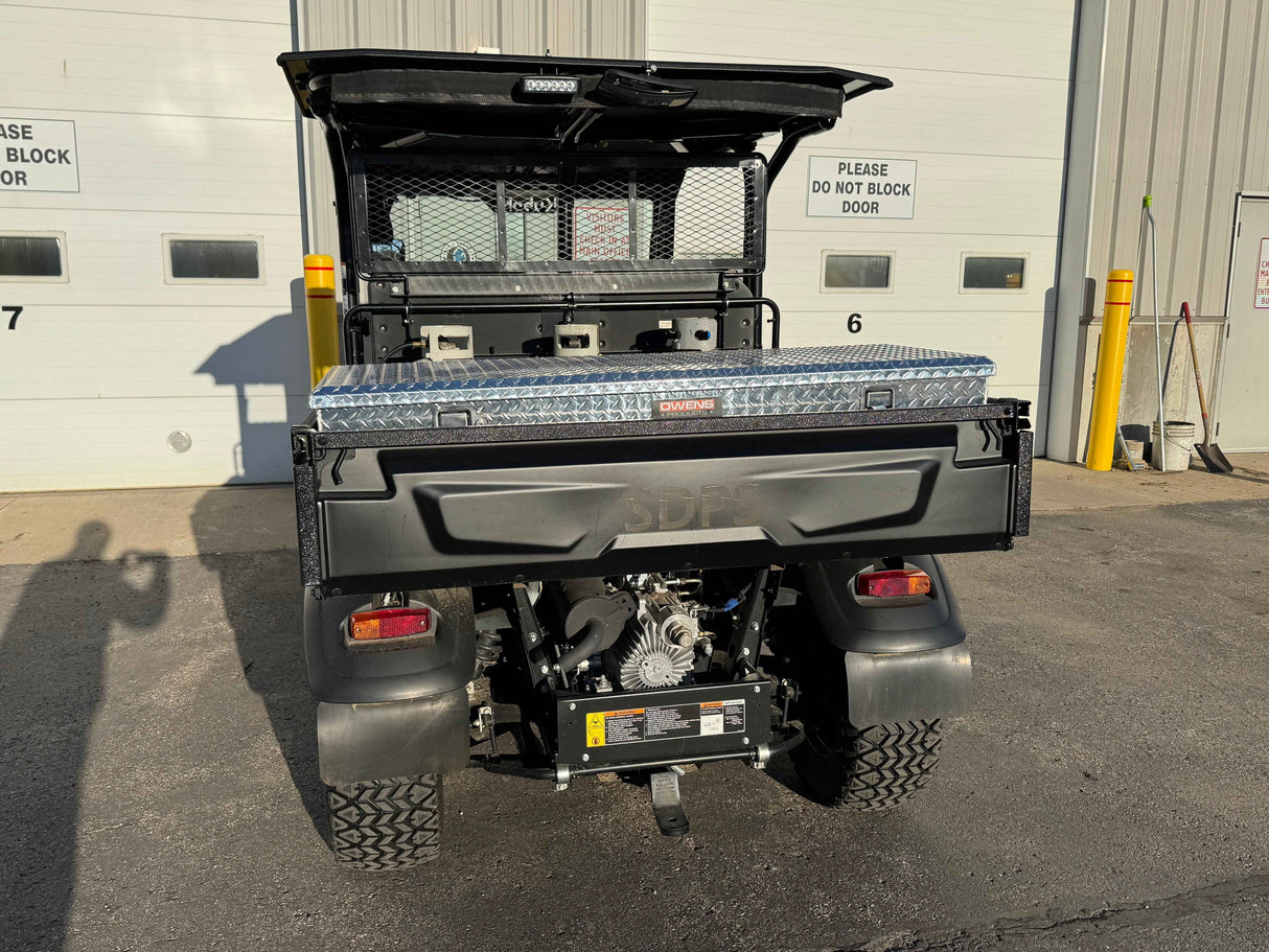Truck Tool Box 41022 Garrison Series Under-Cover Crossover Style / ATV/UTV / Diamond Tread Aluminum / Bright / Owens Products Tool Boxes Owens Products